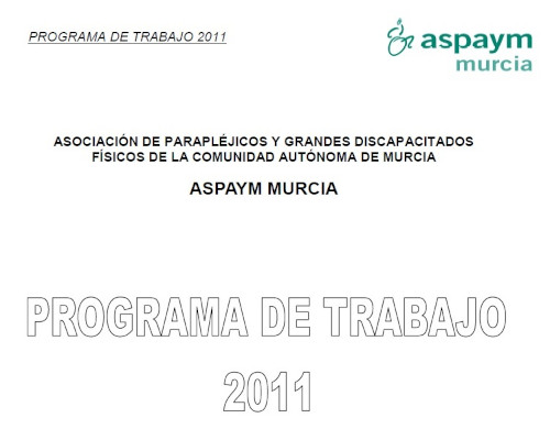 enlace a Programa de Trabajo 2011