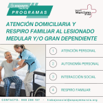 El Programa de Atención Domiciliaria y Respiro Familiar continúa con el apoyo del Servicio Murciano de Salud
